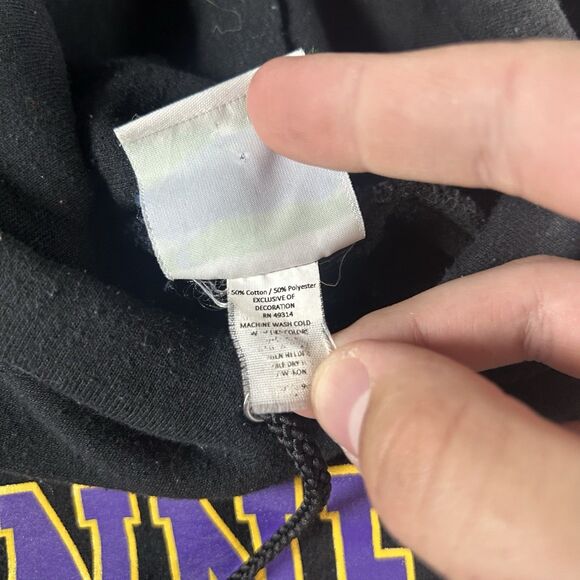 Vtg Y2K Champion Tennessee Tech University Graphic Hoodie Men’s Medium Spell Out - Picture 9 of 10